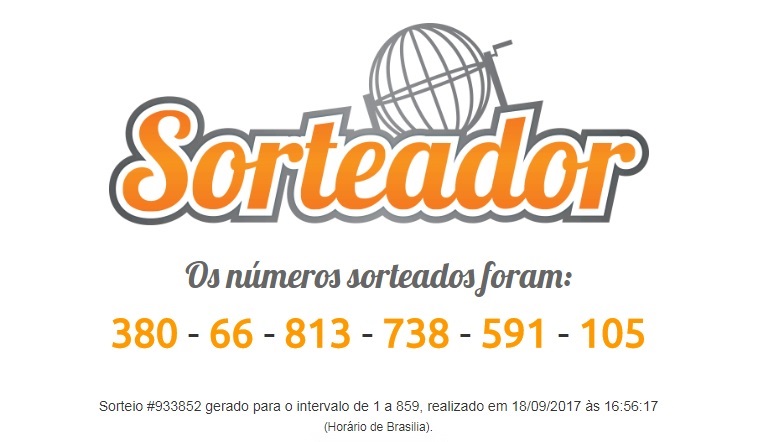 sorteados